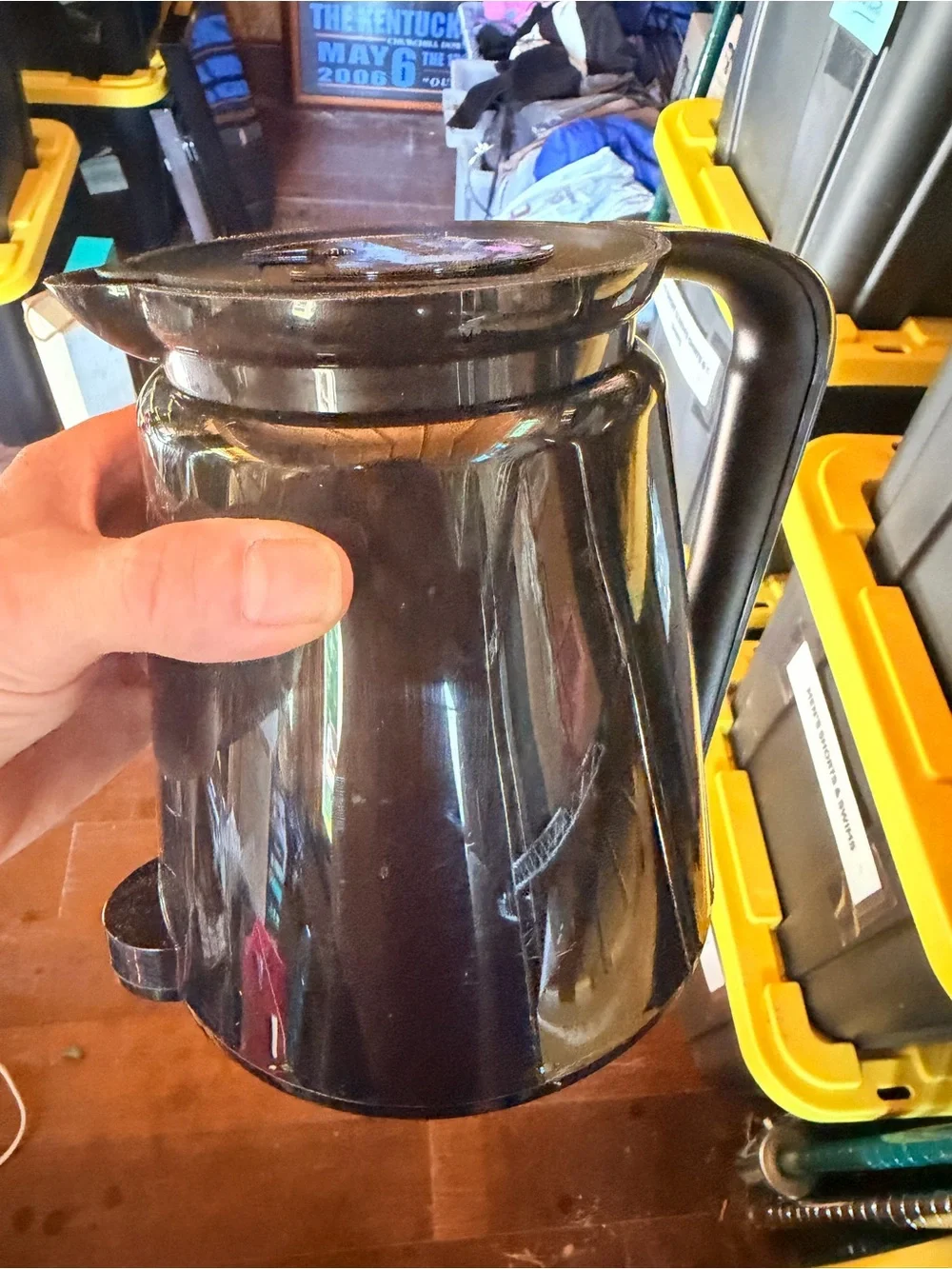 Keurig Black Plastic Coffee Carafe with Handle - Great for an extra GUC